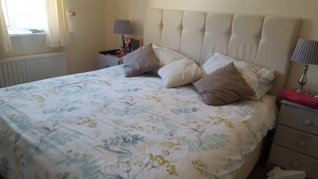 Super King size bed for sale including matress and headboard in