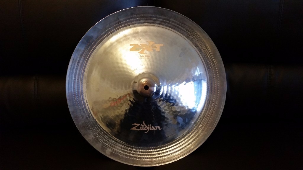 18" Zildjian 'Titanium' ZXT Total China Chinese Cymbal Excellent