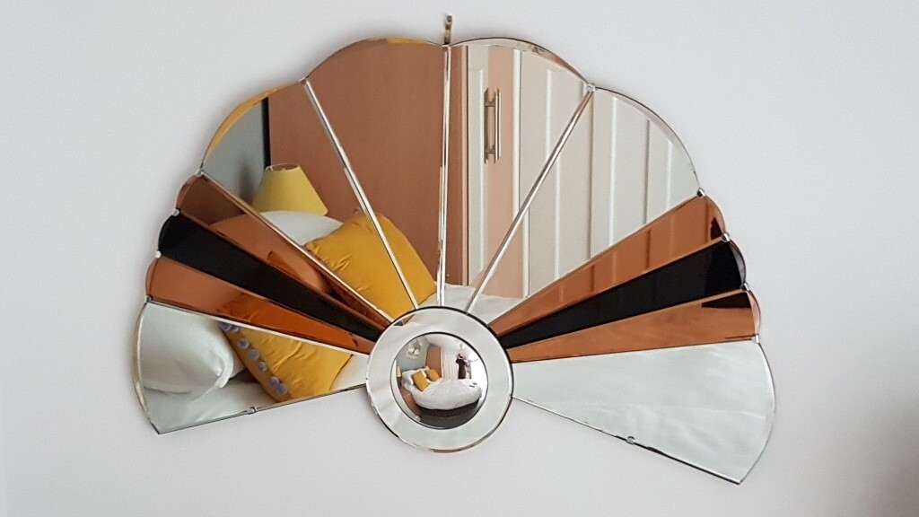 ART DECO STYLE, FANSHAPED WALL MIRROR in Guildford, Surrey Gumtree