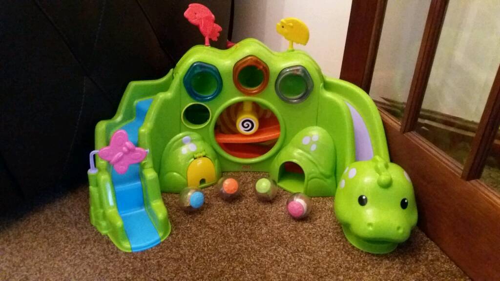 Fisher Price Roll Arounds Drop And Roar Dinosaur in Huddersfield