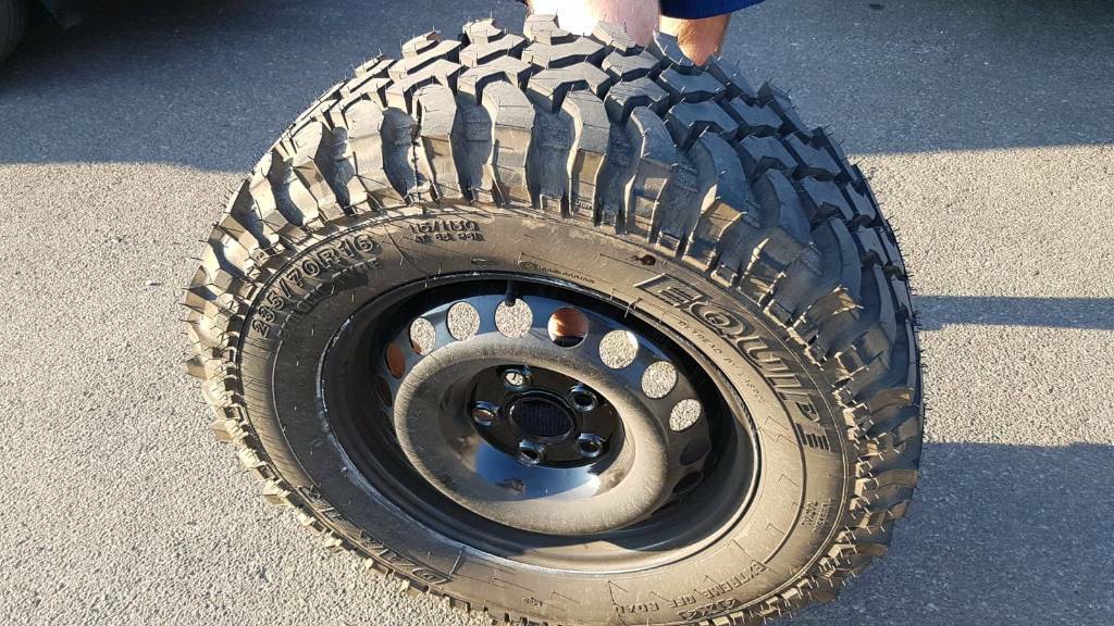 5x120 Off road wheels and tyres 235 70 16 fits VW Volkswagen t5 in