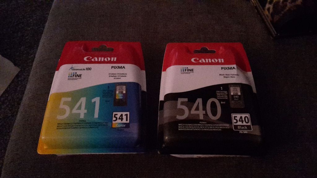 Canon Ink Cartridges for printer 540 & 541 in Elderslie, Renfrewshire Gumtree