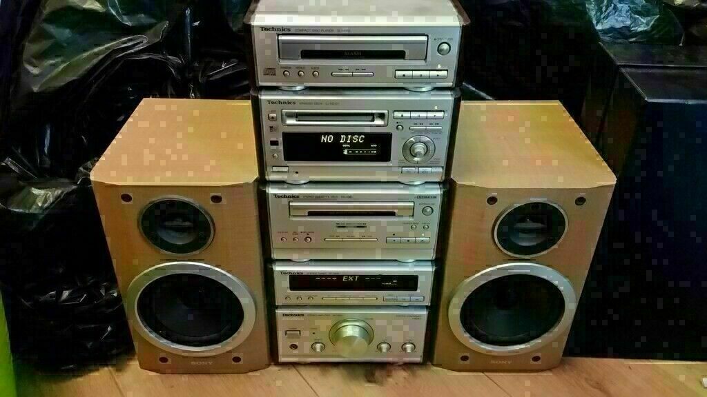 Technics Stereo System HD 51 /HD 81 Amplifier / Radio / CD / MiniDisc