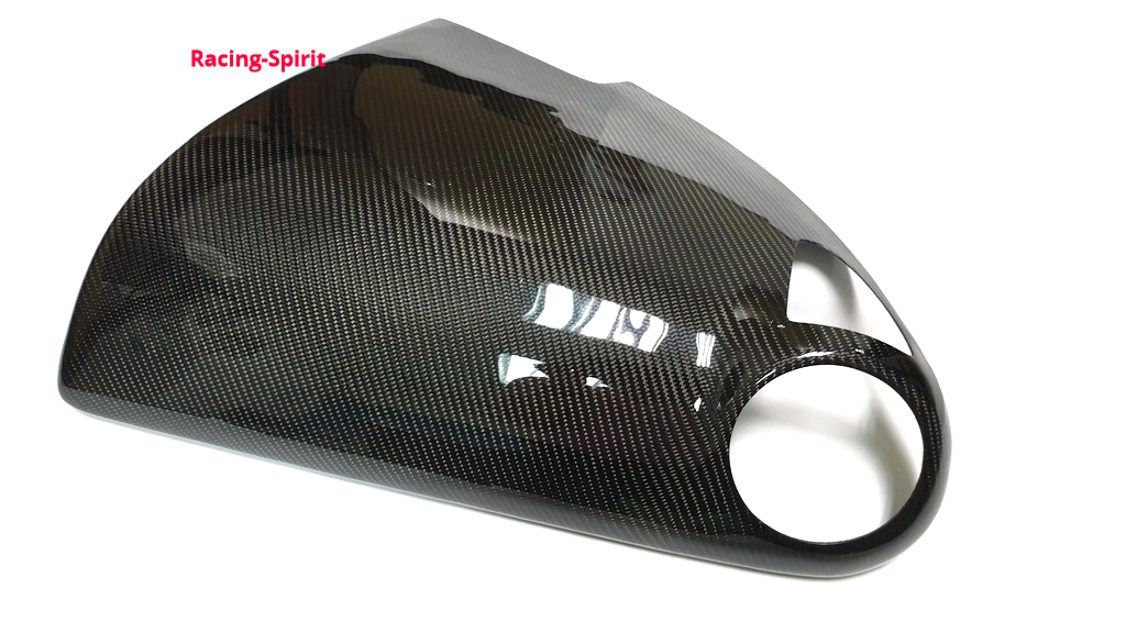 3D GLOSSY REAL CARBON FIBER FRONT PASSENGER DASH COVER FOR 0412 MAZDA