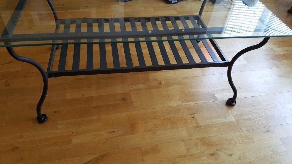 Ikea glass and metal coffee table in Ruislip, London Gumtree