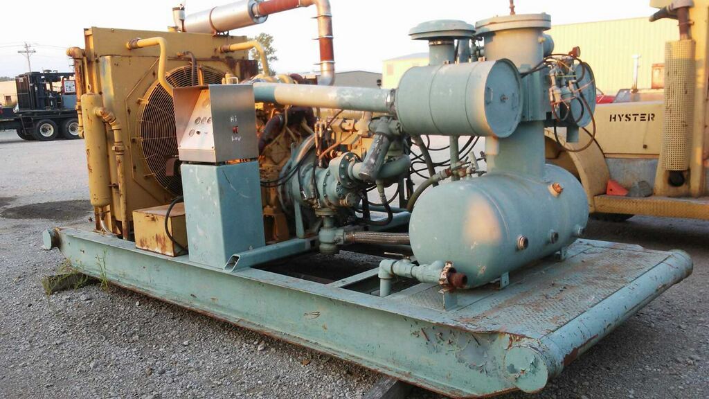 2004 Sullair high pressure oilfield skidded compressor