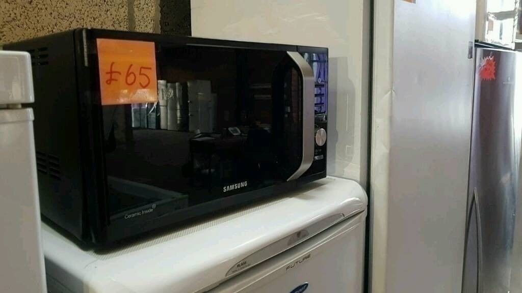 Ex Display Black Ceramic Samsung Microwave Oven With Ceramic Inside