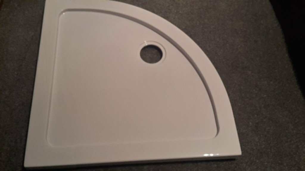 700 x 700 Quadrant shower enclosure and tray from Victoria Plum in