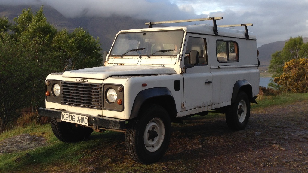 Land Rover Defender 110 Turbo Diesel in White in Truro, Cornwall