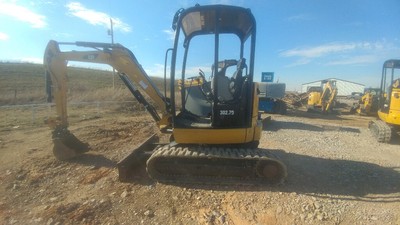 2015 Caterpillar 302.7D Excavator MIni Ex Trackhoe 953Hrs 24Hp 5890Weight Used