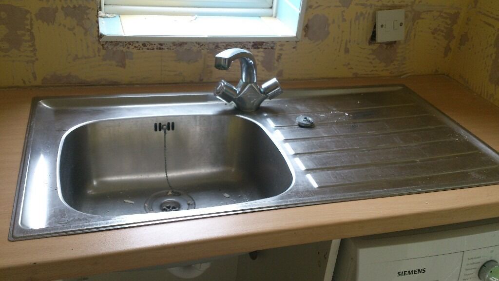 Free second hand stainless steel sink in Bookham Surrey 