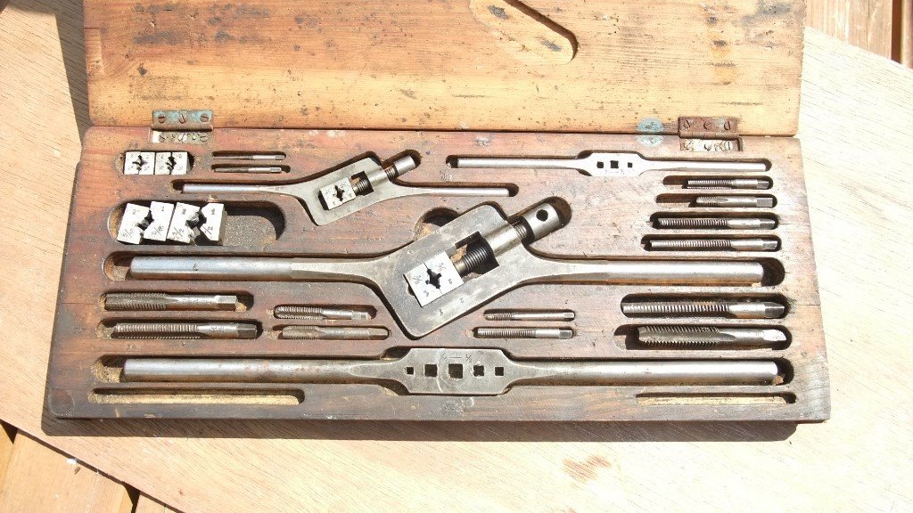 Vintage Whitworth Tap & Die Set in original Wooden Case. in Burgess Hill, West Sussex Gumtree