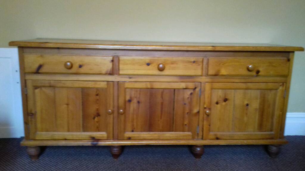 Large Solid Pine Dresser Base / Sideboard in Bristol