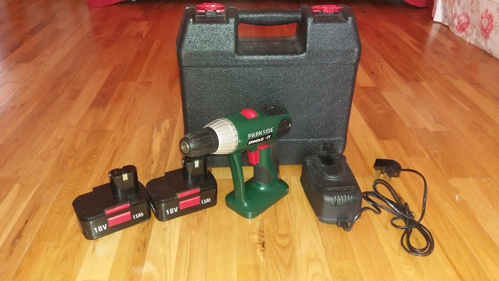 Parkside Cordless Drill 18V With Charger and 2 Batteries in Northolt