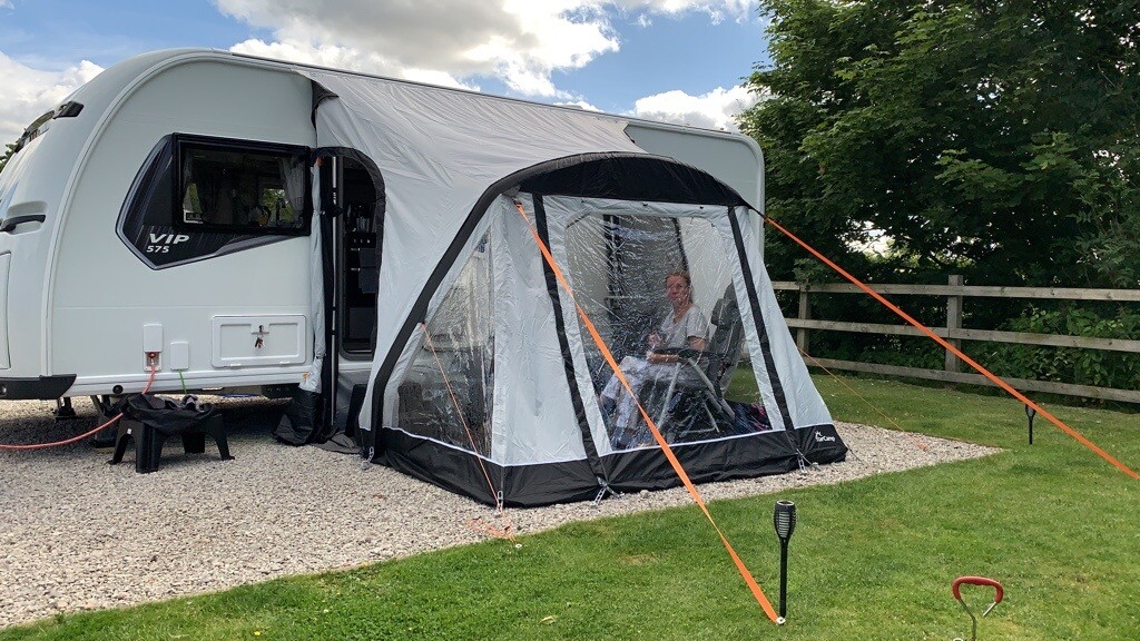 Caravan Awning Dorema Starcamp Quick n Easy 260 Air Porch Awning in