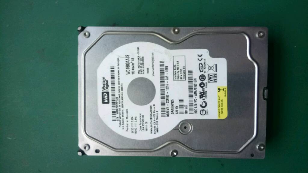 WESTERN DIGITAL WD1600AAJS 160GB 3.5" SATA HARD DRIVE | in Leyland ...