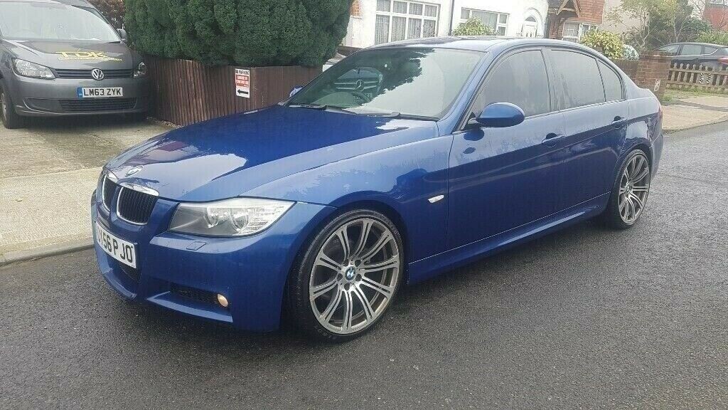 BMW E90 320D M SPORT 163 BHP 2.0 DIESEL M47 6 SPD MAN BLACK HEATED DAKOTA LEATHER LE MANS 330D