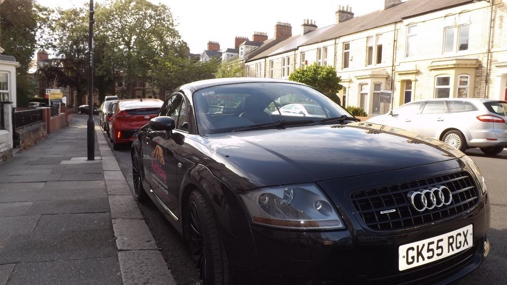 2005 Black Audi TT 240 Quattro Sport. 2 seater. in North Shields