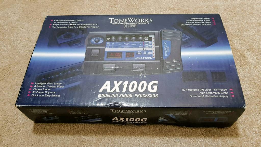 TONEWORKS AX100G" Guitar Modeling Signal Processor in