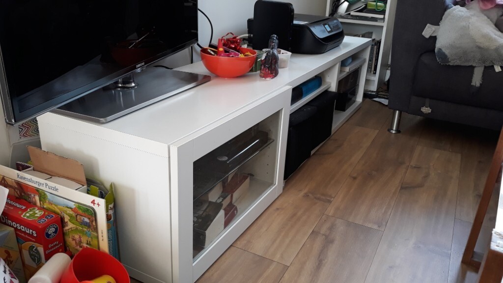 Ikea Besta Tv Unit White For Sale In Cambridge Cambridgeshire