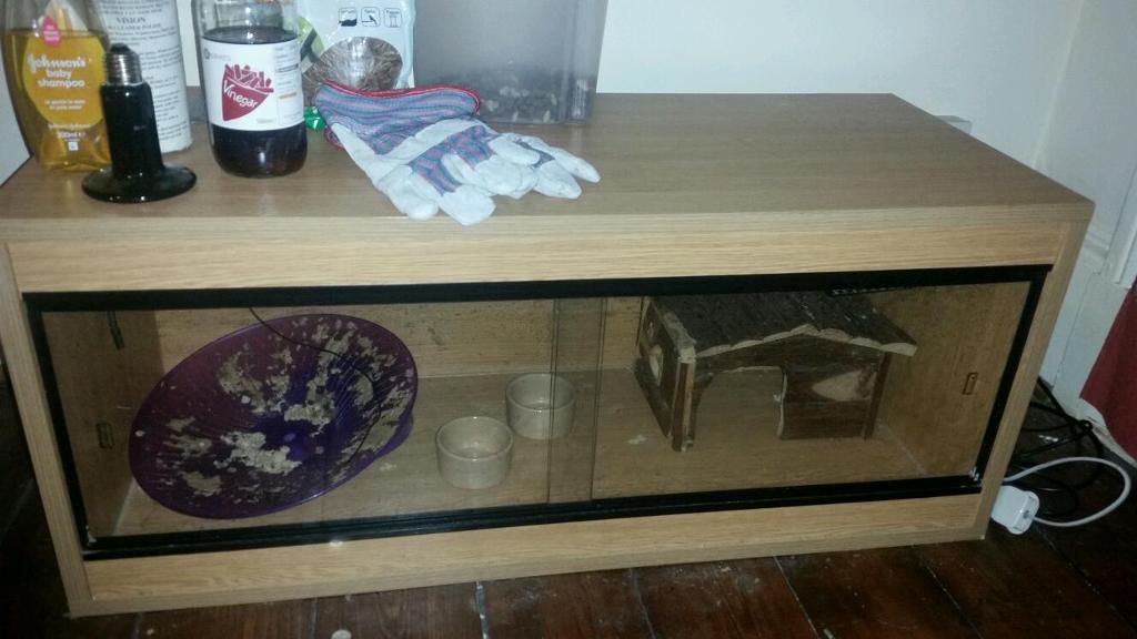 Glass fronted vivarium / hedgehog /reptile home for sale in