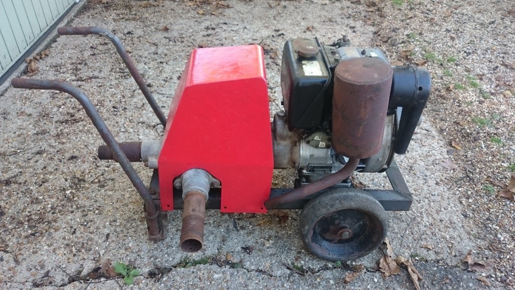 2 inch hilta sprite diaphragm water sludge pump lister petter AC1 diesel engine waterpump in