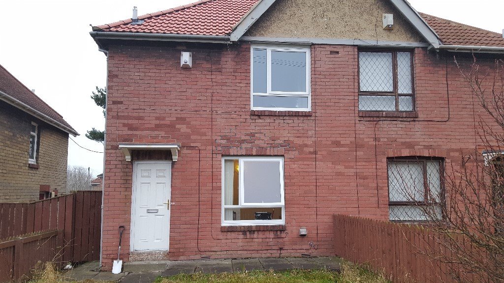 PELAW, Gateshead. 2 bedroom, semi detached house. Complete