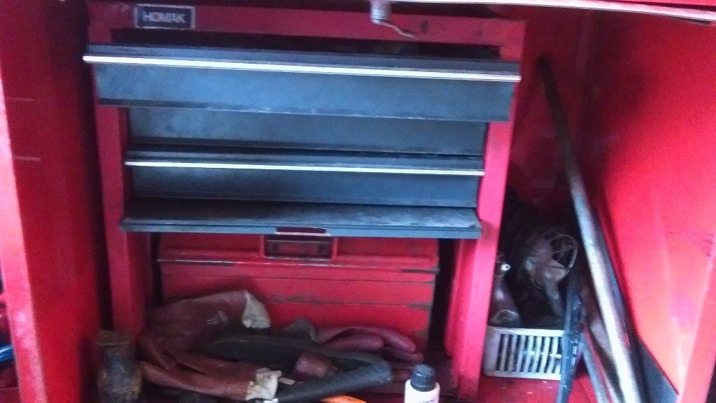 Large Mechanic Tool Box with top box and tools | in St Columb, Cornwall