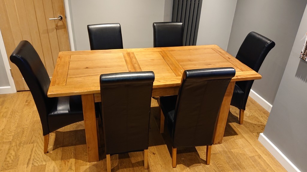 Harveys 'Toulouse' Oak Dining Table + 6 Chairs in Chelmsford, Essex