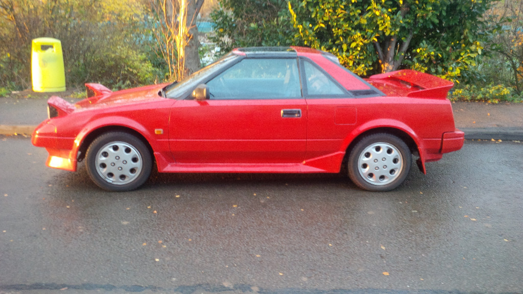 TOYOTA MR2 MK1. TBAR. RED. 99000 MILES. SERVICE HISTORY. MOT | in ...