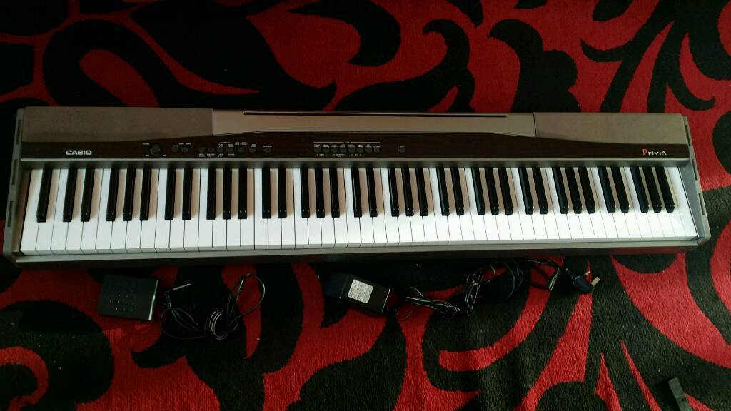 Casio Privia piano keyboard (88 Weighted Keys) in Addlestone, Surrey
