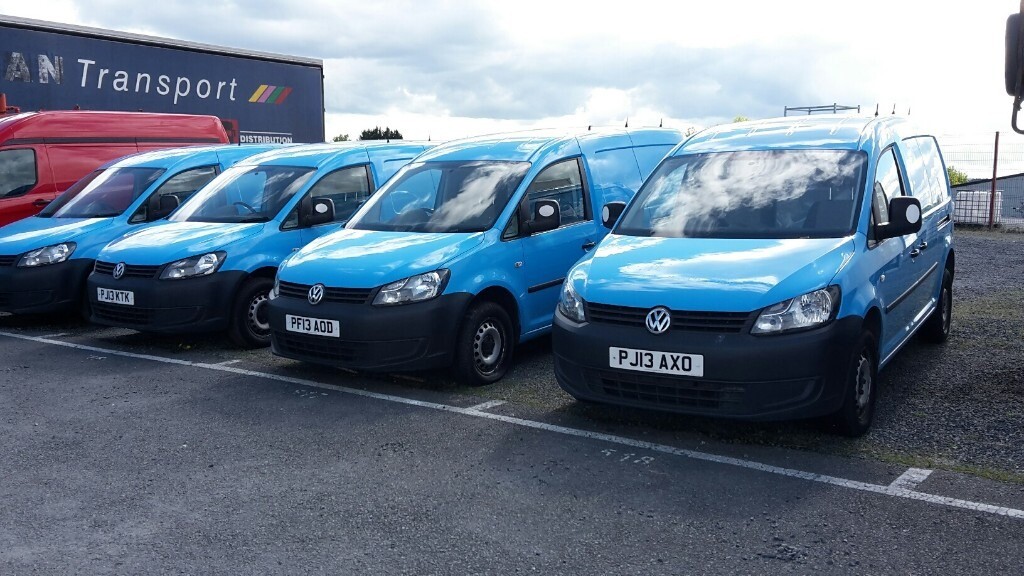 Ex Gas 2013 VW Caddy Vans for Auction in Portadown, County Armagh