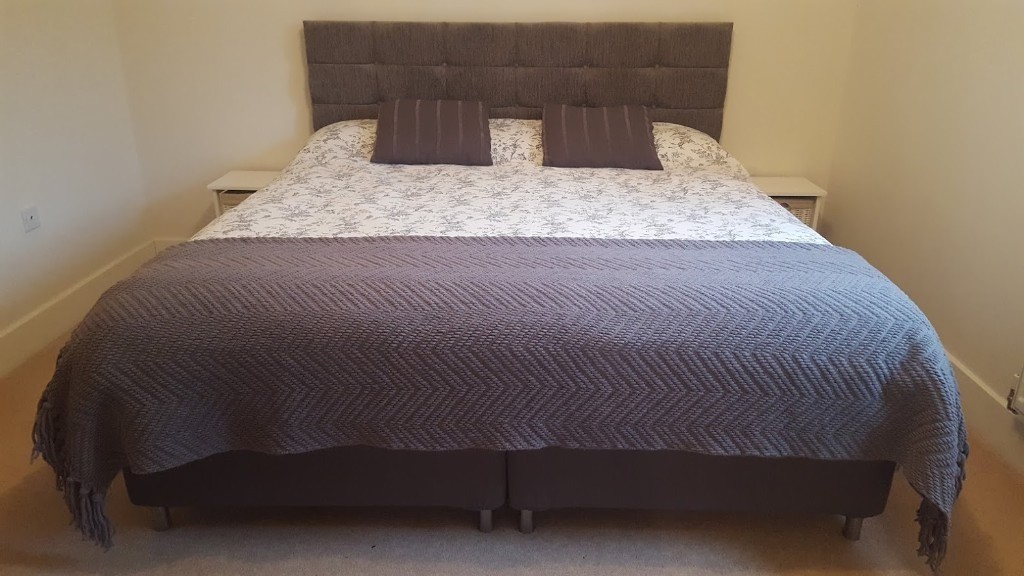 IKEA Super King Size mattress + slatted base + Headboard