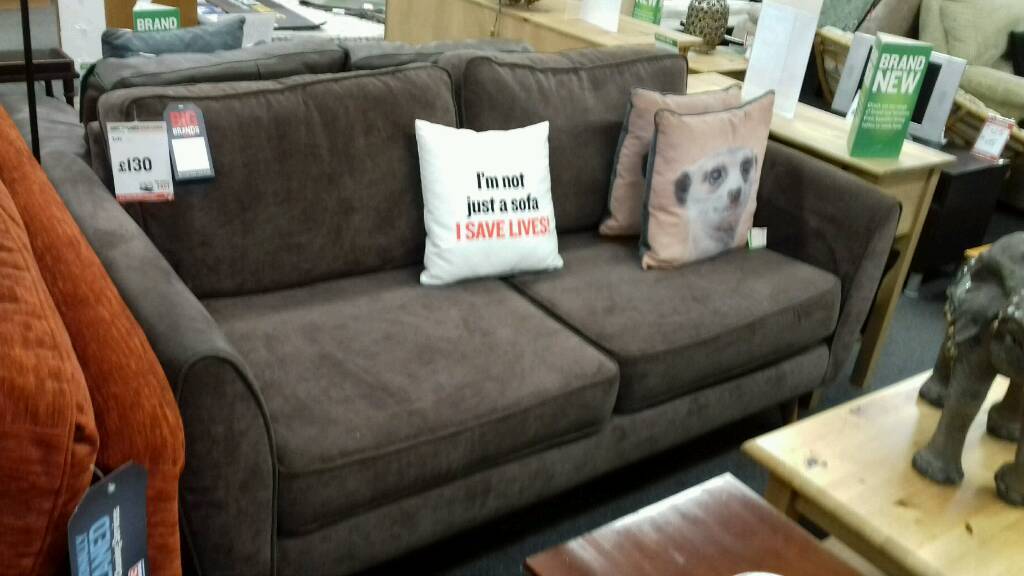 Sofa BRITISH HEART FOUNDATION in Falkirk Gumtree