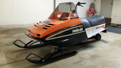1980 Moto-ski Mirage Special vintage snowmobile ski-doo