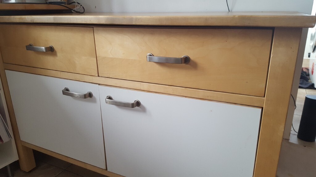 Free Standing Modular Kitchen Unit Drawers Ikea In Worthing