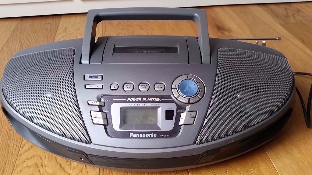 Panasonic RX-ES27 Power Blaster Portable Stereo (CD/Tape/Radio ...