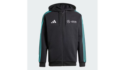 Genuine Adidas Mens Black sweat Hoodie Mercedes-AMG F1 Size M B67998238