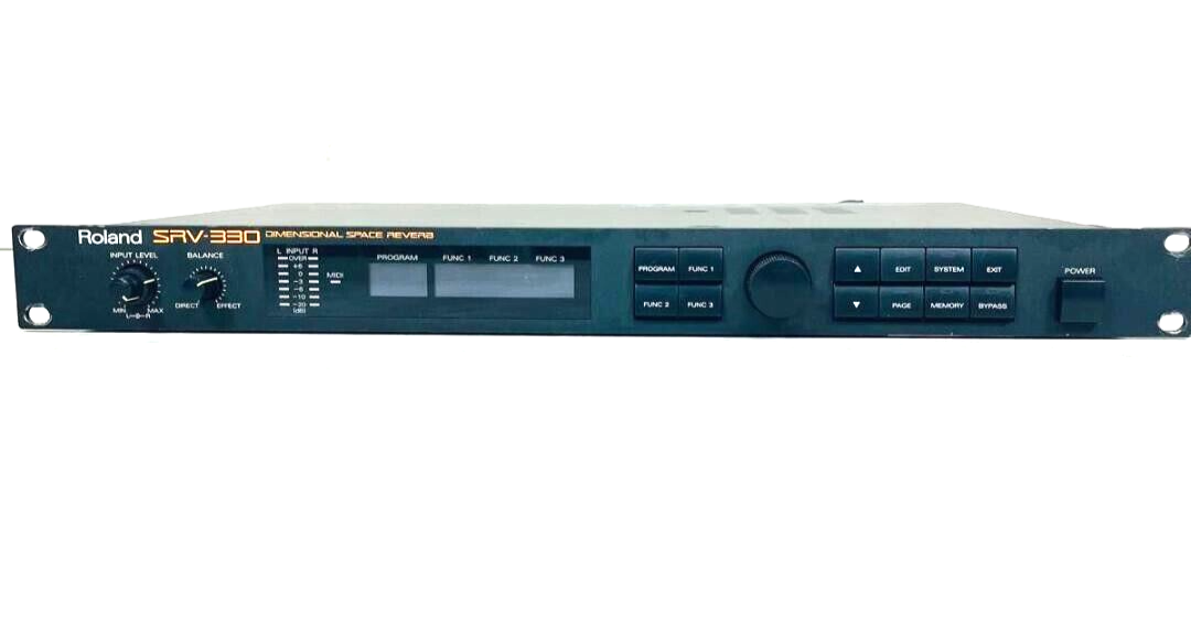 Roland SRV-330 Rackmount Dimensional Space Reverb 16-Bit Roland SRV-330 Rackmount Dimensional Space Reverb 16-Bit