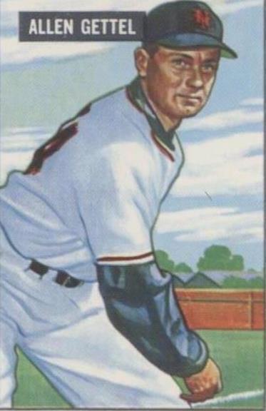1986 C.C.C. 1951 Bowman Reprints - Allen Gettel #304