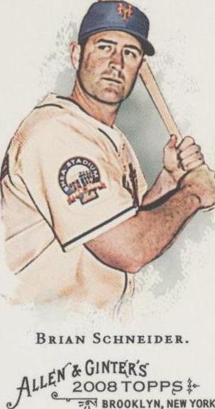 2008 Topps Allen & Ginter's - Brian Schneider #106