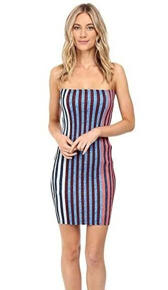 Kitty Joseph 241991 Womens Crepe Sheath Dress Striped Multicolor Size Large