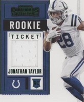 2020 Panini Contenders Jonathan Taylor #RTS-JTA