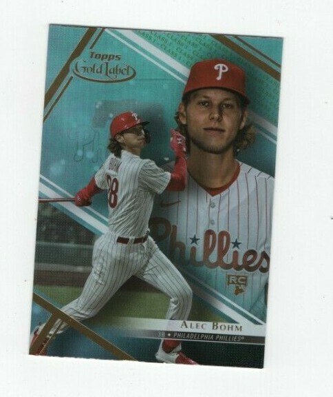 ALEC BOHM　TOPPS FIVE STAR ＆  GOLD LABEL 2021 Topps Gold Label Alec Bohm Class 1 Blue Rookie RC #/150