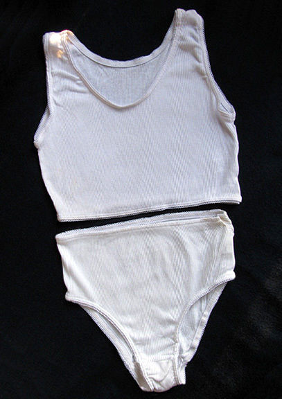 Girls Sleepwear Summer Pajamas Size 6 - 6X 10-12 NEW 100% Cotton white pink blue