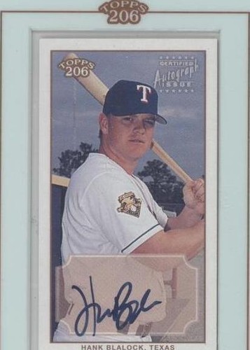 2002 Topps 206 - Hank Blalock #TA-HB