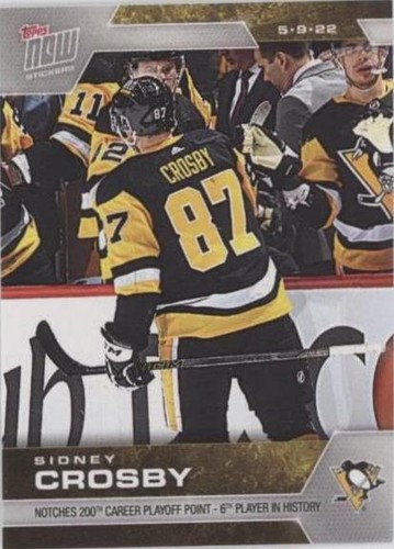 2021-22 Topps Now NHL Stickers - Sidney Crosby #461
