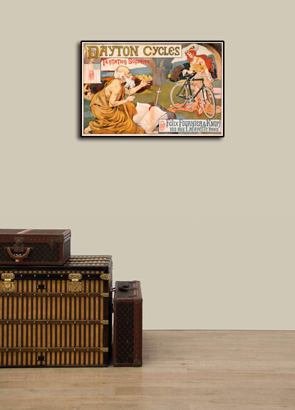 Dayton Cycles Tentation Supreme 1898 Vintage Bicycle Poster - 24x36