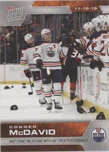 2019-20 Topps Now NHL Stickers - Connor McDavid #52