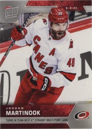 2022-23 Topps Now NHL Stickers - Jordan Martinook #397